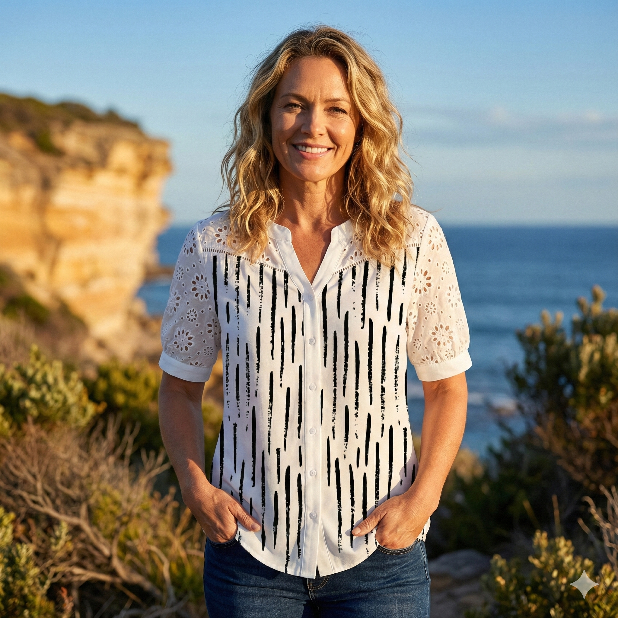 IVONA | COASTAL BREEZE BLOUSE