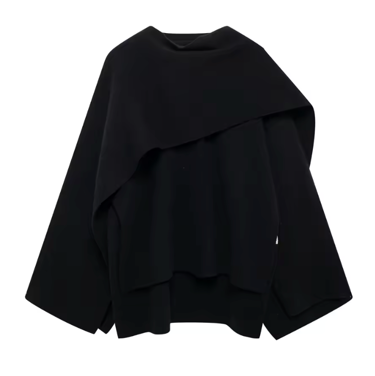 CHARLOTTE | DRAPED KNIT TOP