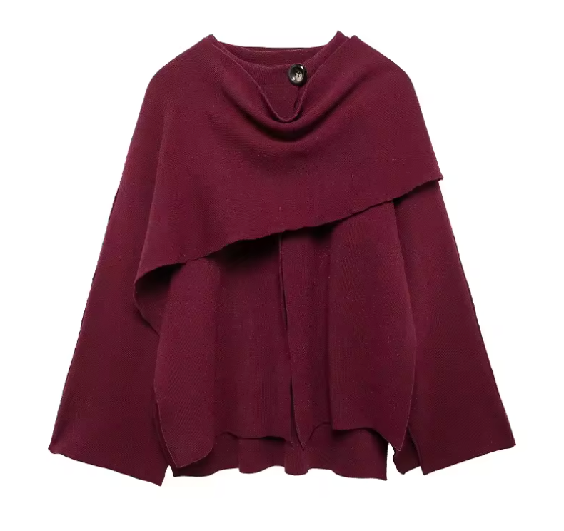 CHARLOTTE | DRAPED KNIT TOP