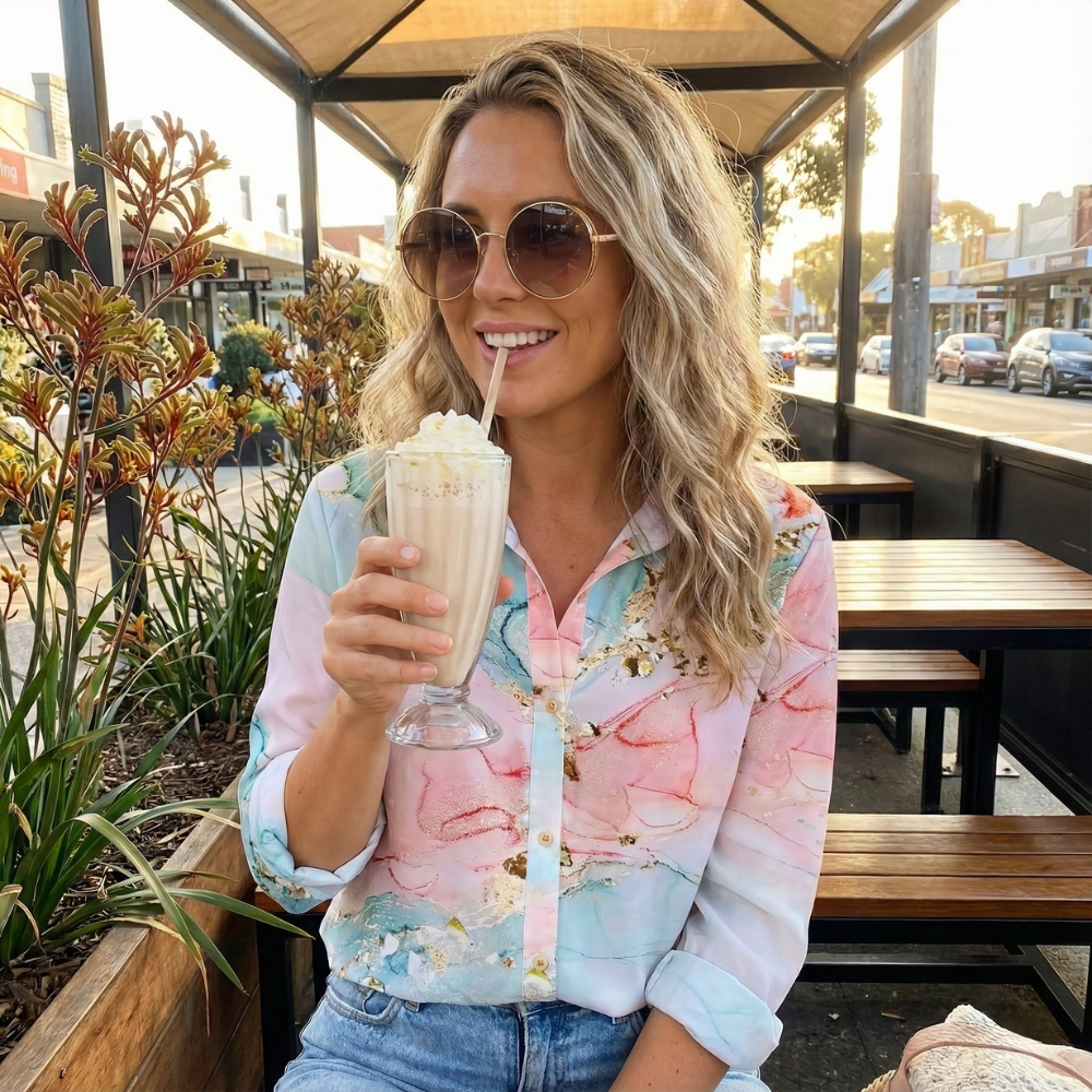 NOA | SOFT PRINT BLOUSE