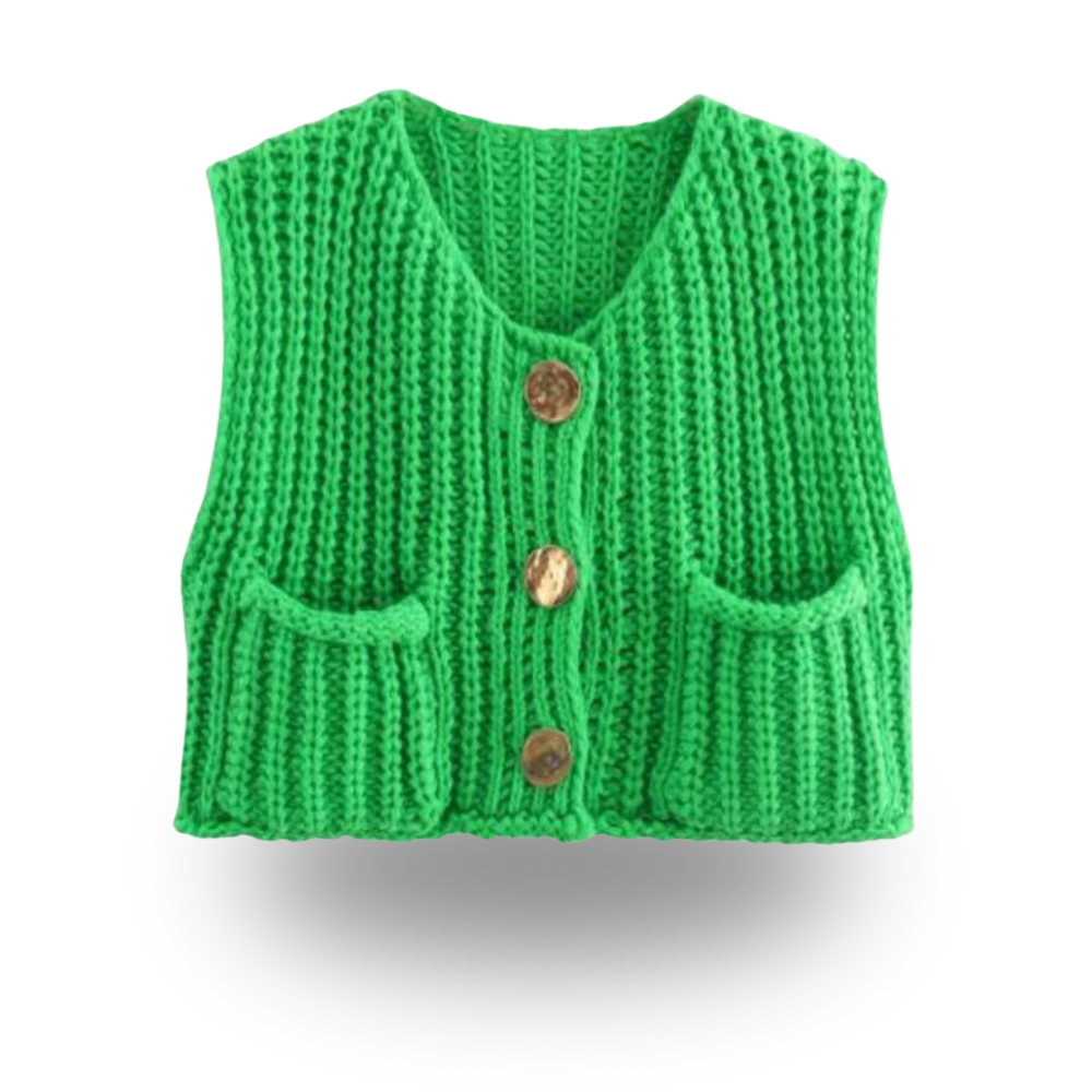 EMMA | CROP SWEATER VEST