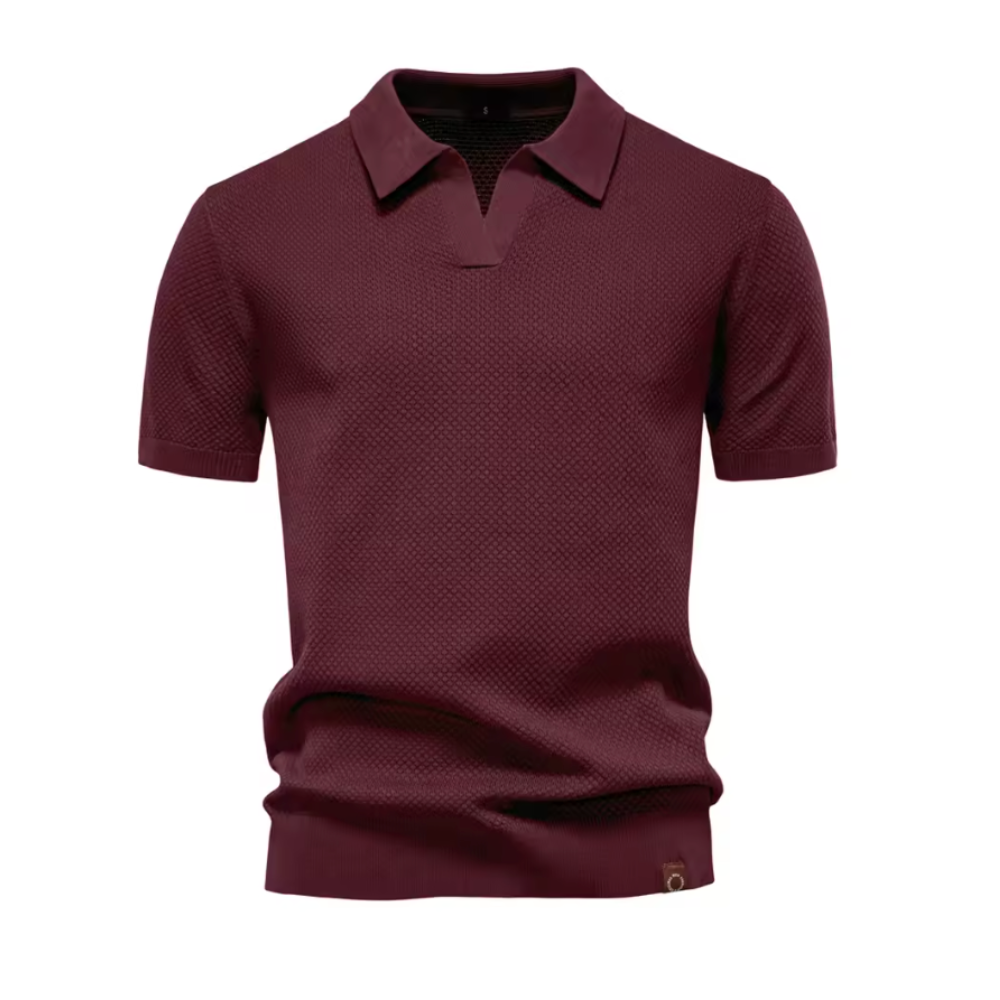 OLIVER | LIGHT BREATHABLE SUMMER TEE (BORDEAUX)