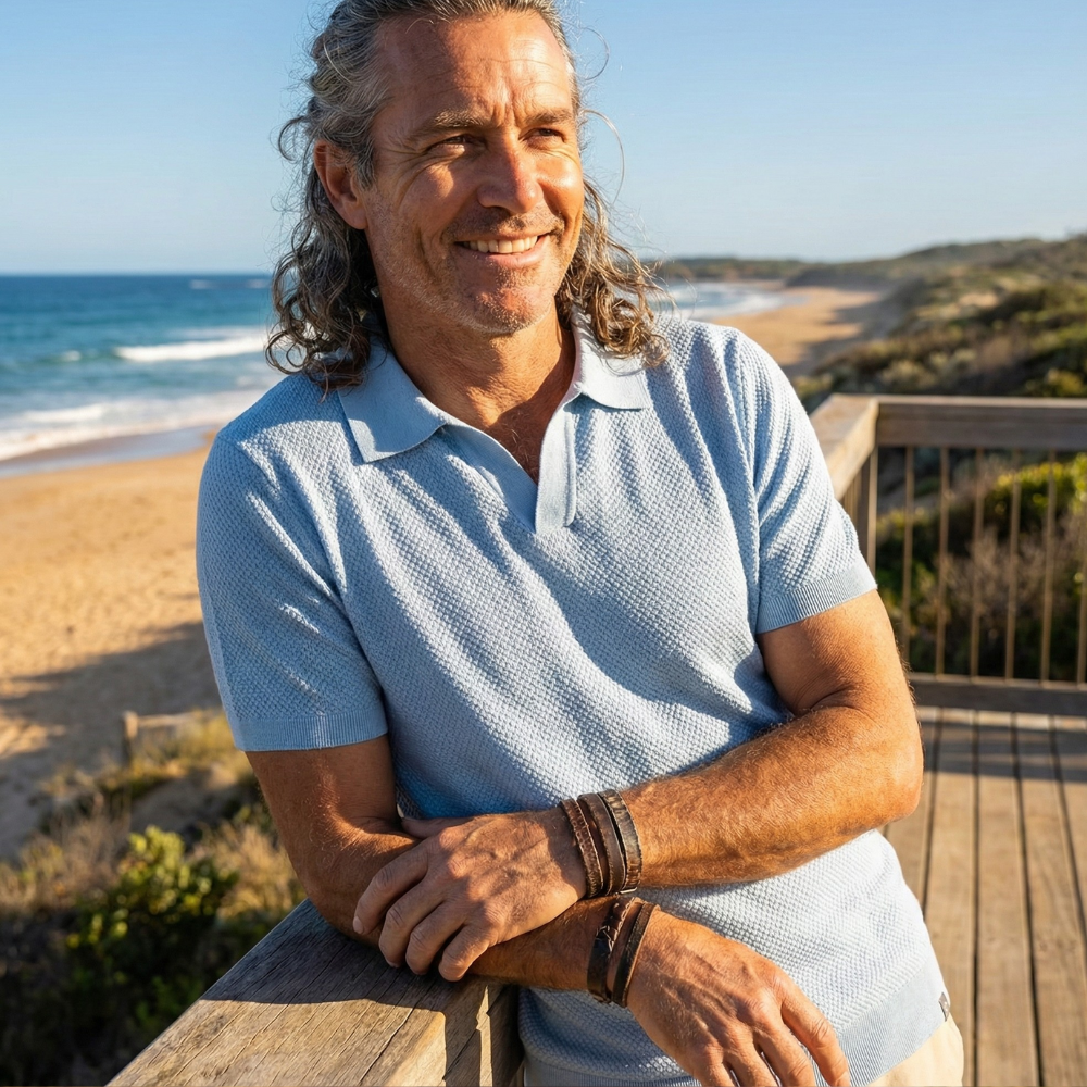 NOAH | LIGHT BREATHABLE SUMMER TEE (LIGHT BLUE)